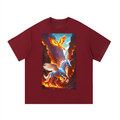 Unisex Essential Cotton T-Shirt | 100% Pure Cotton Loose Fit Preppy Sporty Running School Office Holiday Tee